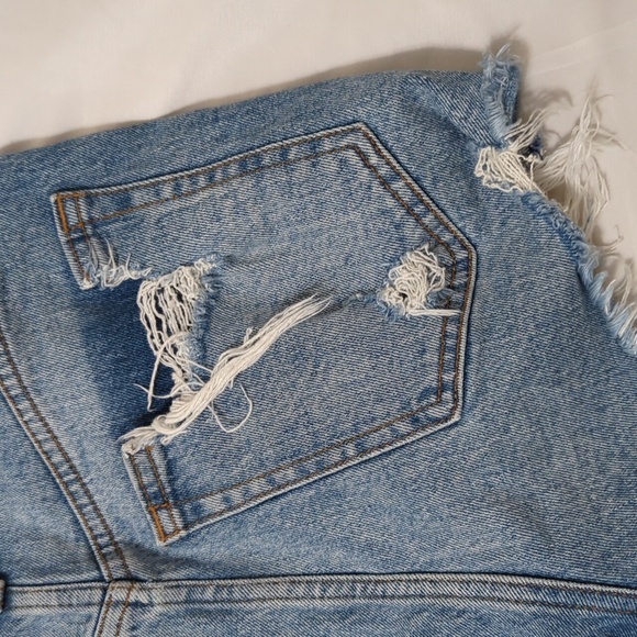 Abercrombie & Fitch Blue Jean Shorts - Picture 11 of 13